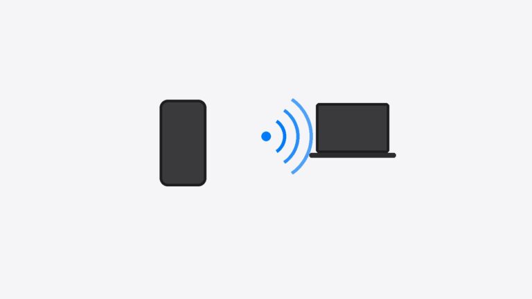 iPhone sending a file wirelessly to a Mac via AirDrop