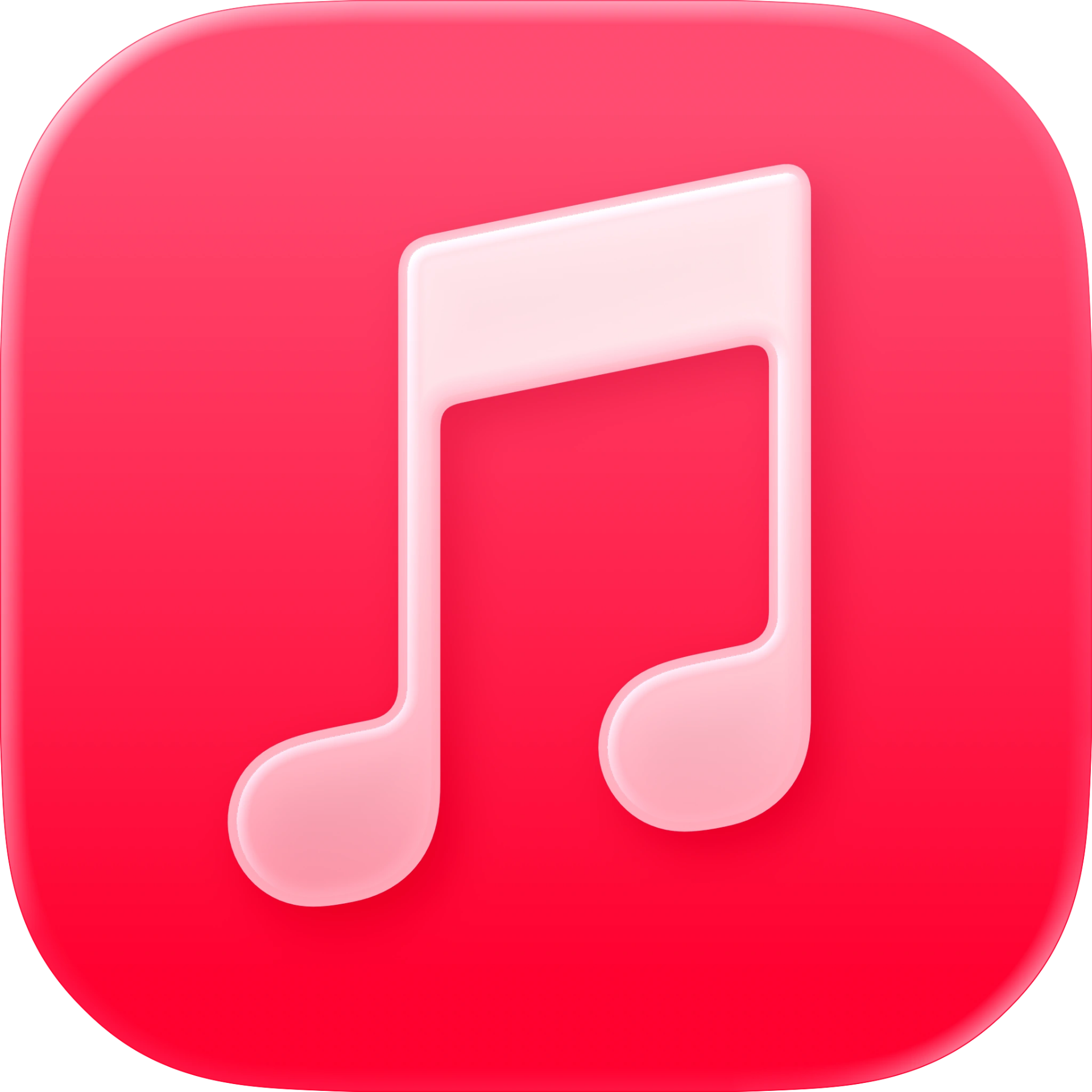 Apple Music app icon as seen in iOS 26