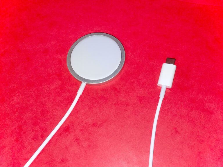 Apple MagSafe charger and USB-C cable for iPhone