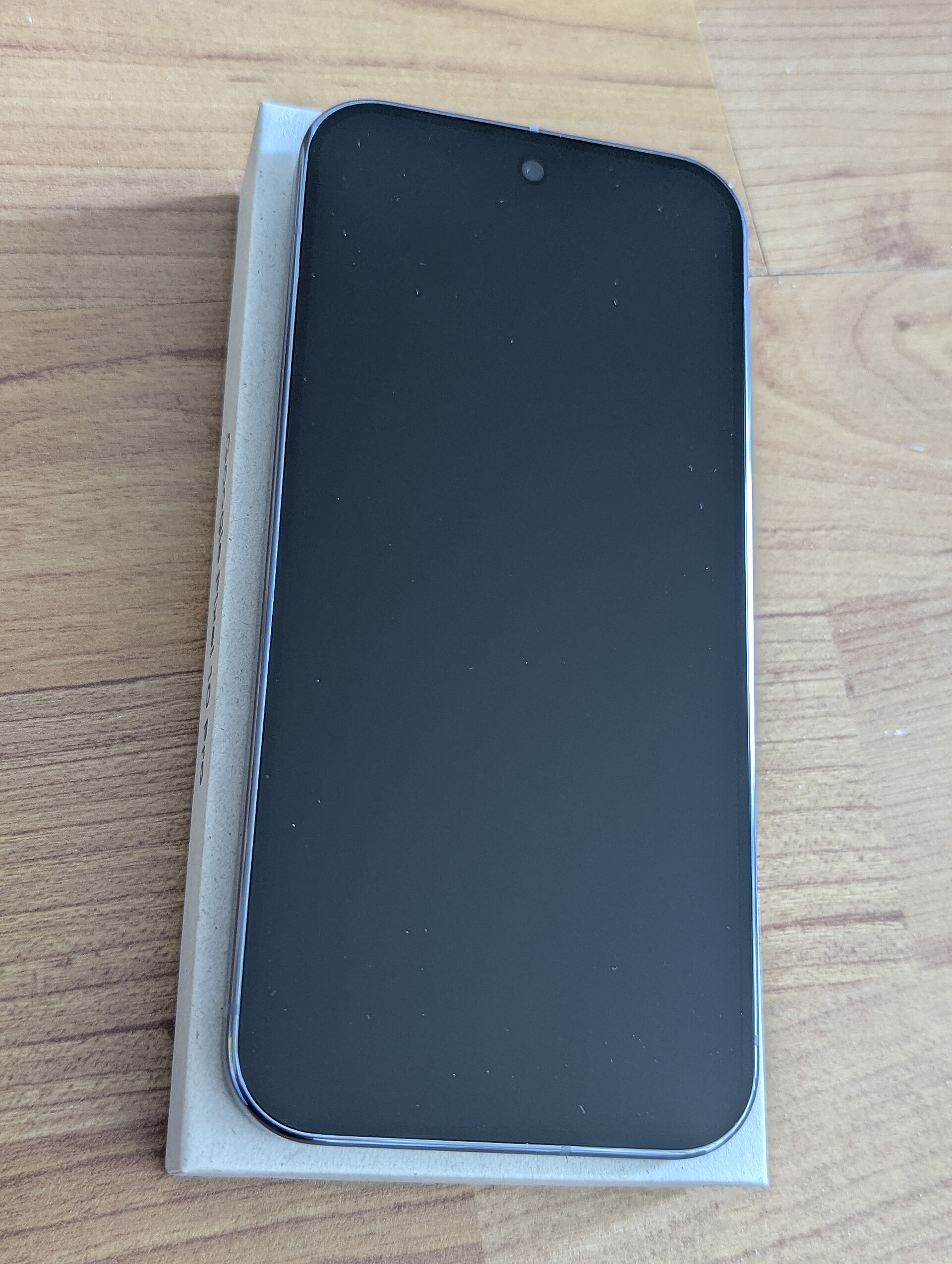 Front screen of a Google Pixel smartphone