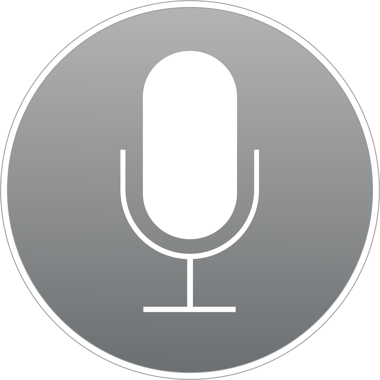 Siri microphone icon, representing Apple's voice assistant getting new pace and expressivity controls