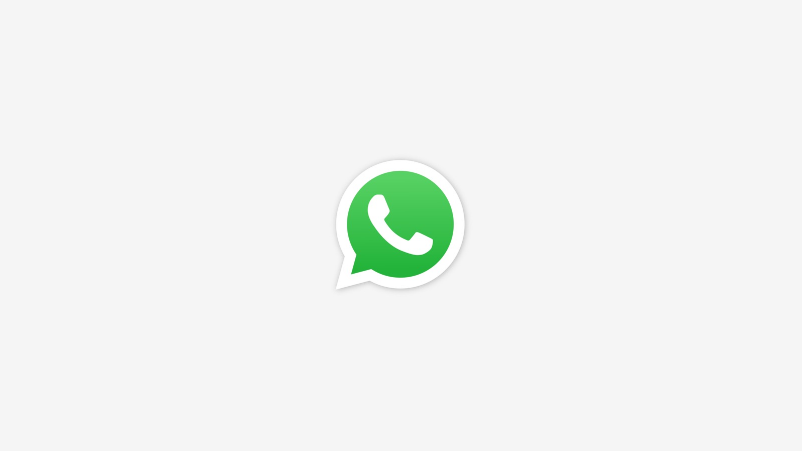 WhatsApp app icon on a smartphone home screen