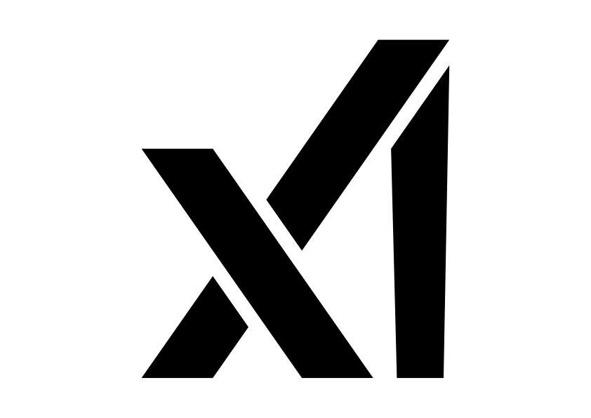 xAI Grok logo, the company behind the Grok 4.5 AI model